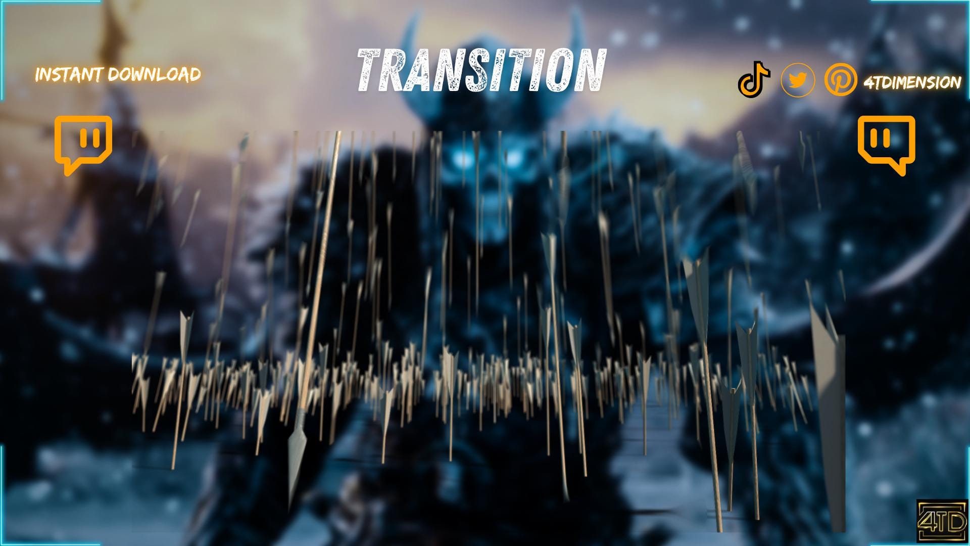 Animated Stream Pack Viking, Stream Overlay, Webcam Overlay, Twitch ...