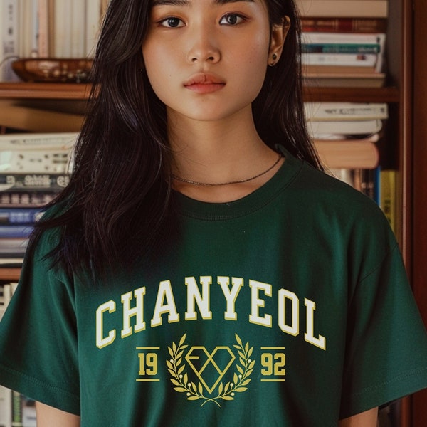 EXO Chanyeol T-Shirt K-Pop University Style shirt gift for EXO-L fan K-Pop bias tee shirt gift Chanyeol fan Kpop tshirt EXO band
