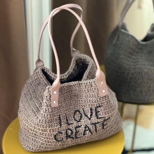 Crochet Pattern Tote Bag Video Tutorial: Easy Crochet Bag Pattern, Crochet Shoulder Bag, Step-by-Step Crochet Video Tutorial, Market Bag