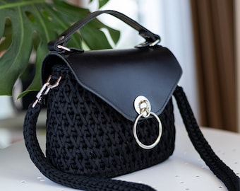 Patrón de bolso de crochet, bolso bandolera Monique, bolso de punto de panal, tutorial en PDF y video de bolso DIY, patrón de monedero de crochet en inglés