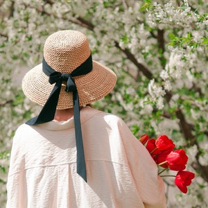 Raffia Hat Crochet DIY: Stefania Wide Brim Hat Pattern with Video Tutorial