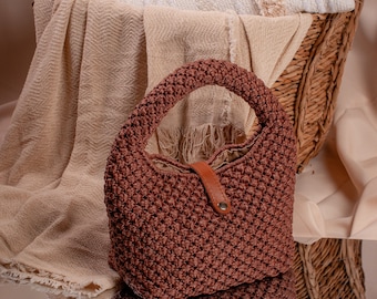 Makramee Muster Mond Tasche Video-Tutorial, Makrame Handtasche DIY, Makrame Video-Tutorial in Englisch, DIY Makramee Frauen Tasche. Schritt für Schritt Video