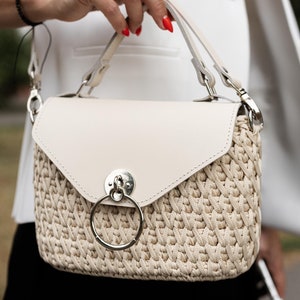 DIY Crochet Bag Pattern PDF & Video Anleitung | Anfängerfreundliches Crossbody-Geldbeutel-Kit, Damenhandtasche, perfektes Muttertagsgeschenk