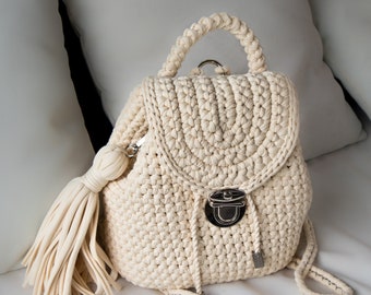 Modello all'uncinetto Video tutorial per lo zaino da crociera