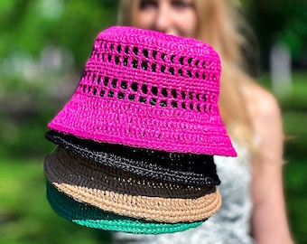 KIM & C Hand Crochet Bucket KIM & C Hand Crochet Bucket