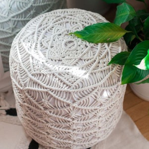 Macrame pattern pouf macrame video tutorial, macrame decor pouf DIY, macrame chair pattern, macrame video tutorial in English