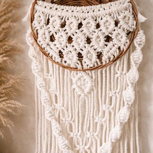 Macrame Basket Pattern, Plant Hanger Video Tutorial English, DIY Wall Hanging (PDF)