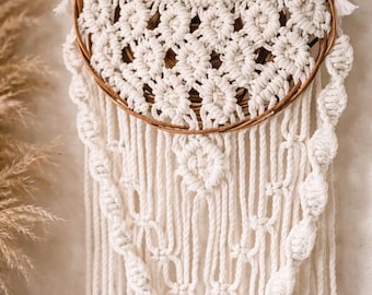 Macrame Basket Pattern, Plant Hanger Video Tutorial English, DIY Wall Hanging (PDF)