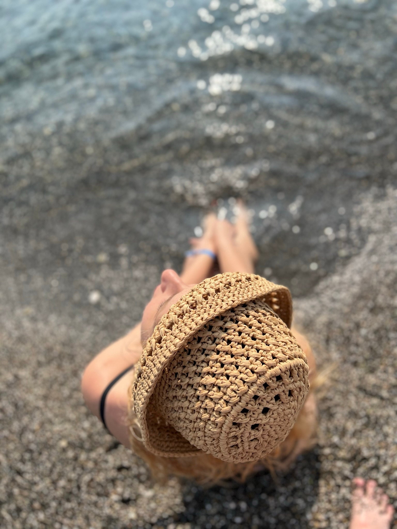 Crochet Bucket Hat Pattern, Raffia Bucket Hat Pattern With Video ...