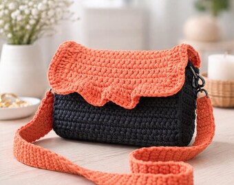 【ハンドメイド】グレー　Tシャツヤーン　DIYかぎ編み  リングハンドルバッグ il_340x270.7697817239_eats.jpg