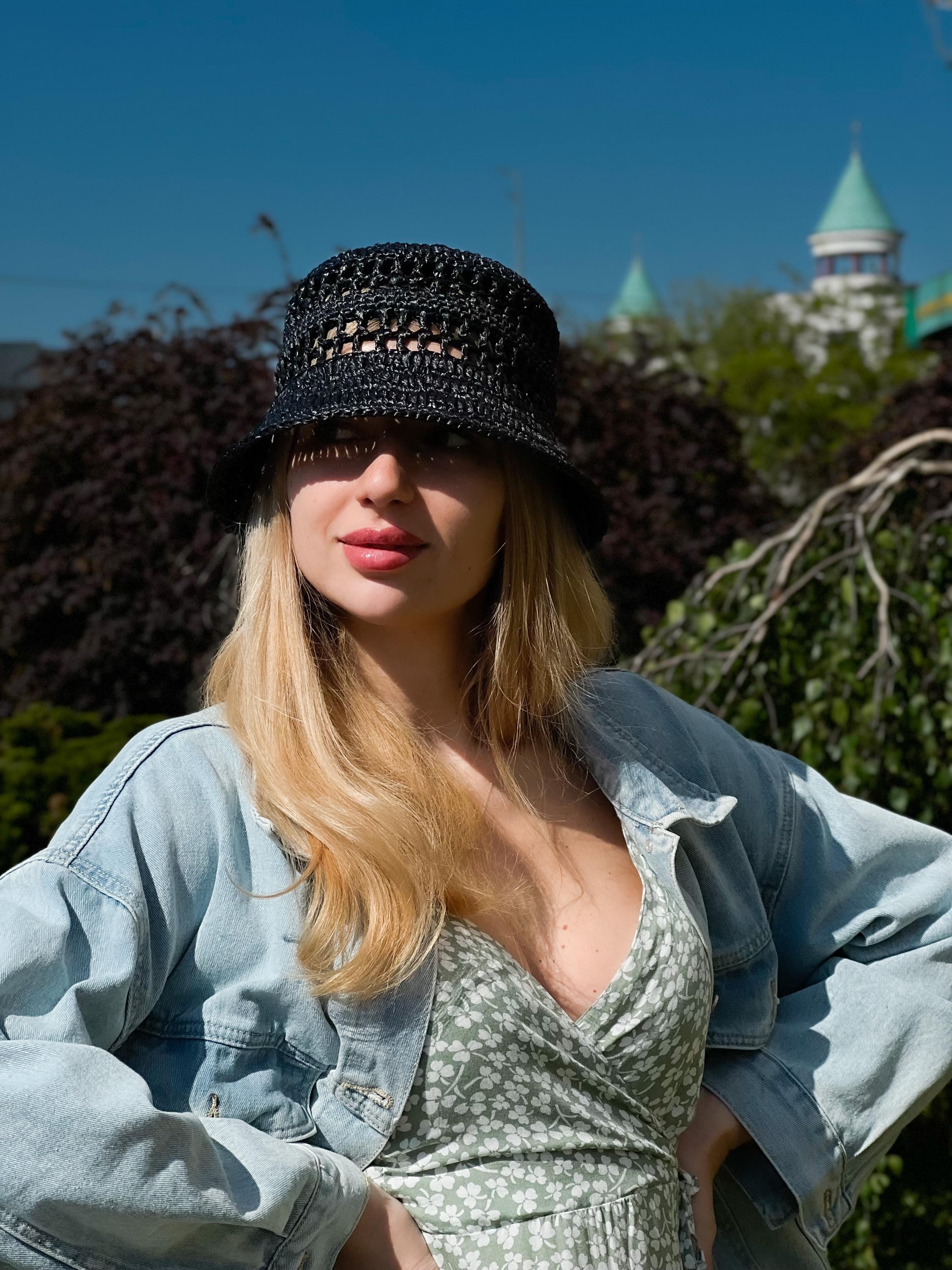 Raffia Crochet Sun Hat Pattern | Wide Brim Panama Hat DIY | Summer