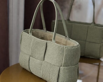 Crochet Tote Bag Pattern PDF | Easy Chess Tote Bag Crochet | Step-by-Step Video Tutorial in English