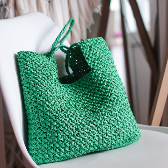 Raffia tote bag pattern deals