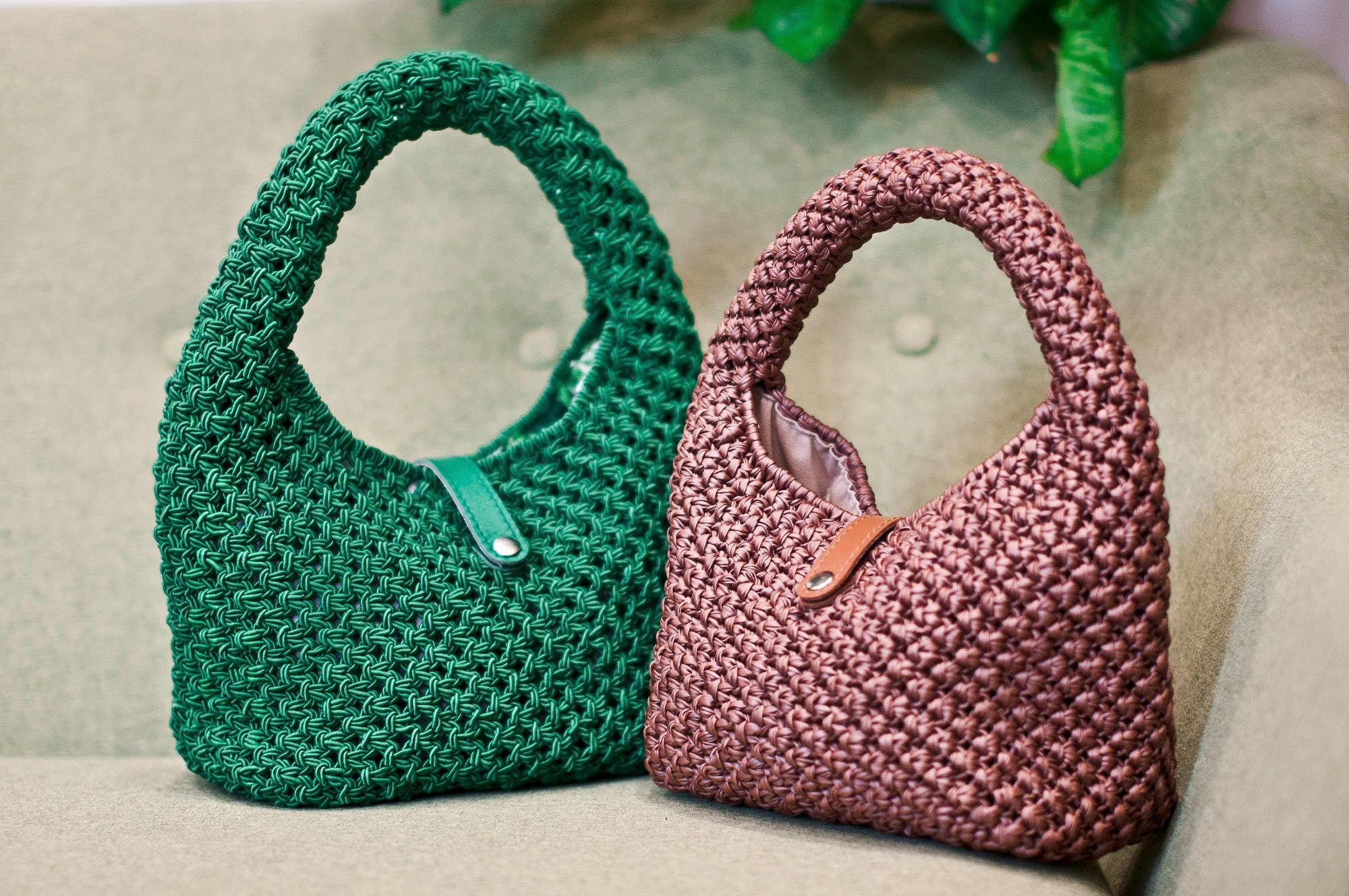 Macrame Pattern Moon Bag Video Tutorial, Macrame Handbag DIY, Macrame ...