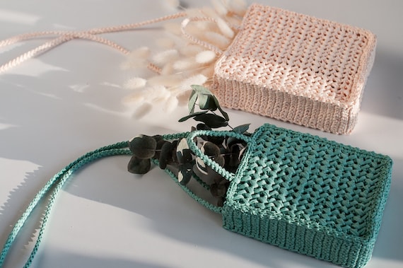 Patron bolso a crochet Videotutorial bolso bandolera de rafia de moda paso a paso Patron bolso bandolera a crochet Patron facil a crochet Etsy Espana