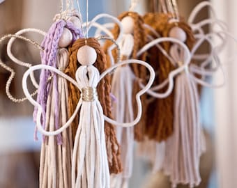 Macrame Christmas Angel Pattern | PDF Instructions + Video Tutorial | DIY Angel Ornament