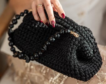 Crochet Clutch Pattern PDF | Beginner Chunky Yarn Bag | Step-by-Step Video Tutorial | Instant Download
