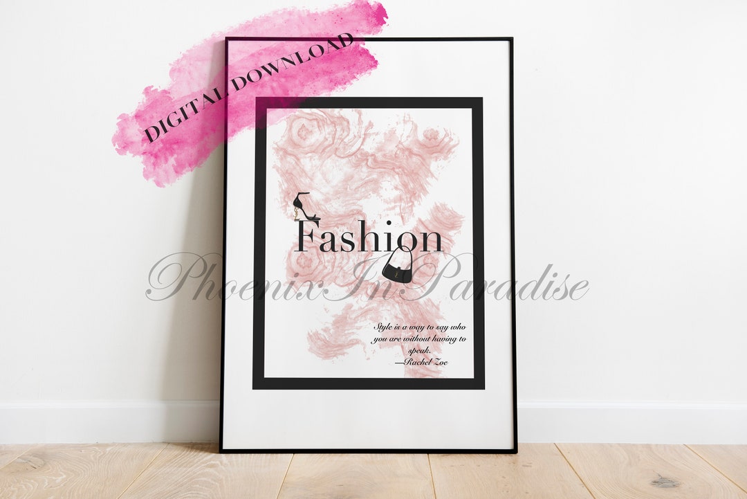Fashion Print, Fashion Illustration Print, Printable Fashion Wall Art ...