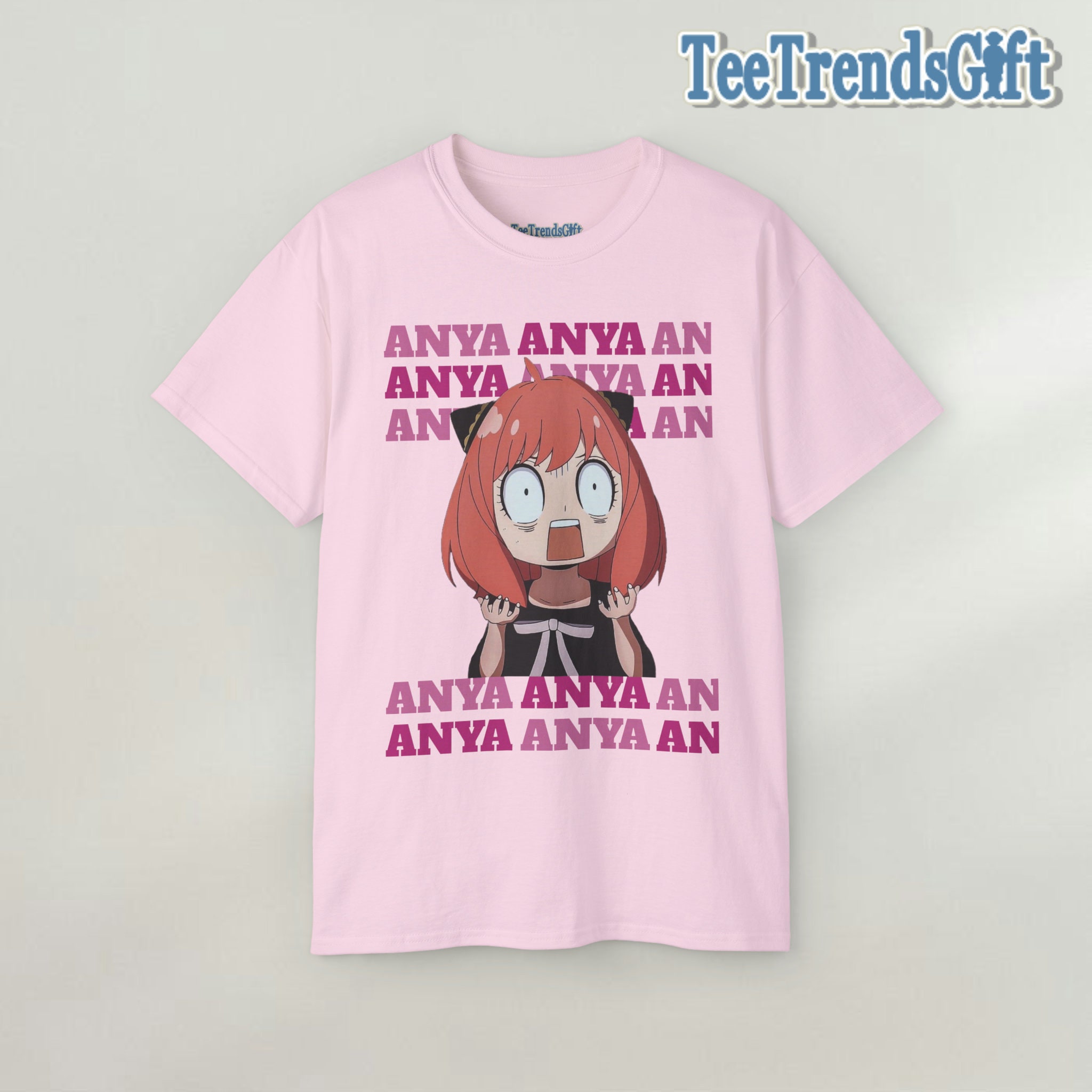 Cute Anya Meme Face Spy X Family Anime Unisex T-Shirt – Teepital