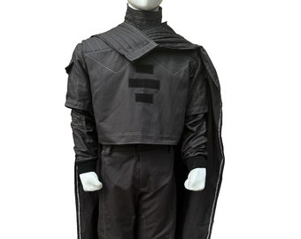 Mandalorian Star War Cosplay traje de vuelo personalizado traje de cazarrecompensas traje gris de 4 piezas