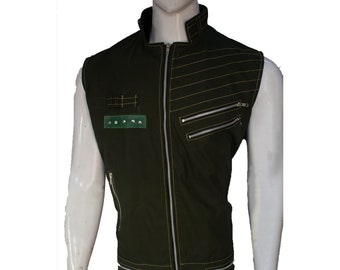 Men Stylish Zipper Cotton Vest