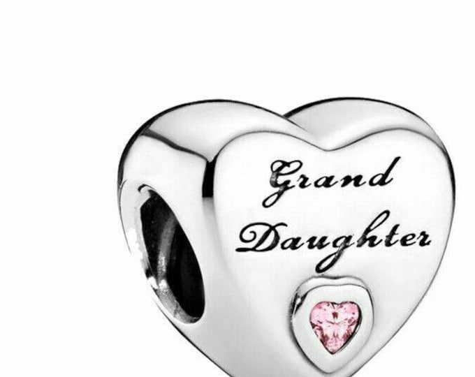 Grand Daughter  bead charm for women bracelet S925 Sterling Silver Gifts For Women / friend birthday  Gifts