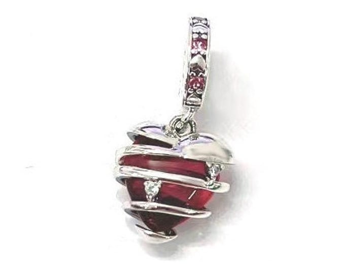 Confession of love dangle bead charm for women jewelry bracelet S925 Sterling Silver friend birthday gifts, mother, daughter, niece ,mom