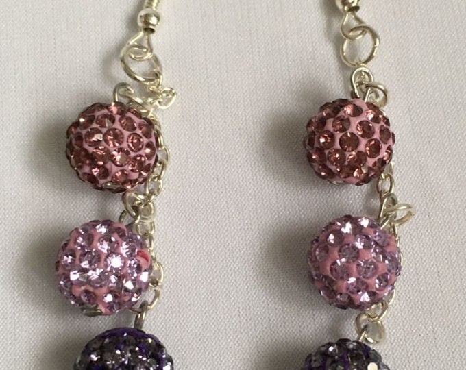 Silver Hoop Seed Bead Earrings