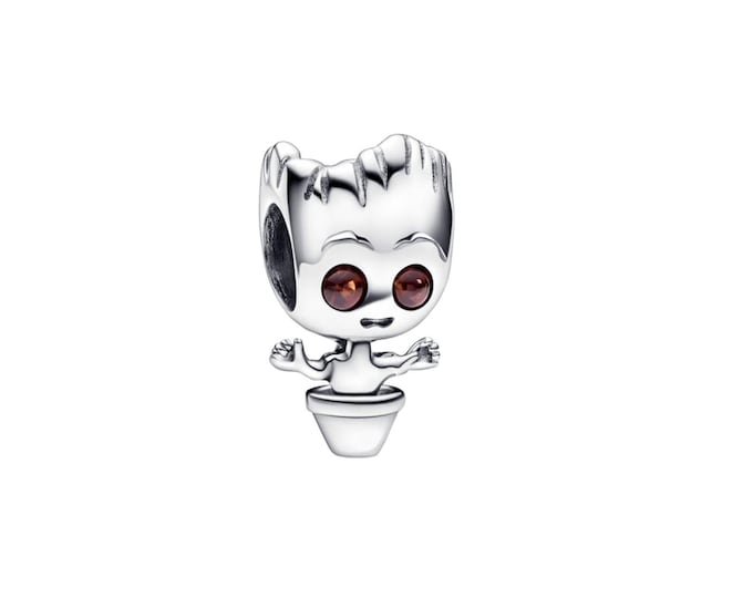Marvel Guardians Of The Galaxy Dancing Groot bead charm for women bracelet S925 Sterling Silver Gift For Women / friend birthday Gifts