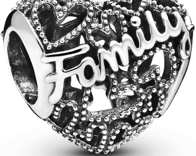 FAMILY HEART for women bracelet S925 Sterling Silver Gifts For Women / friend birthday  Gifts