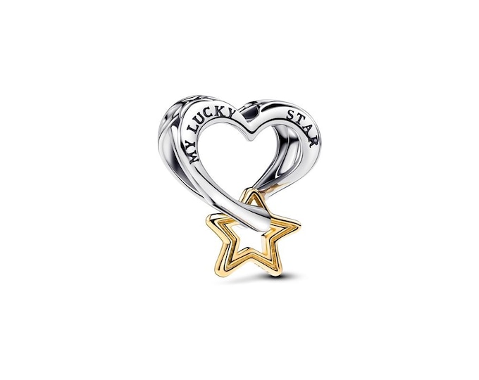 lucky star & heart charm for women bracelet S925 Sterling Silver Gifts For Women / friend birthday  Gifts
