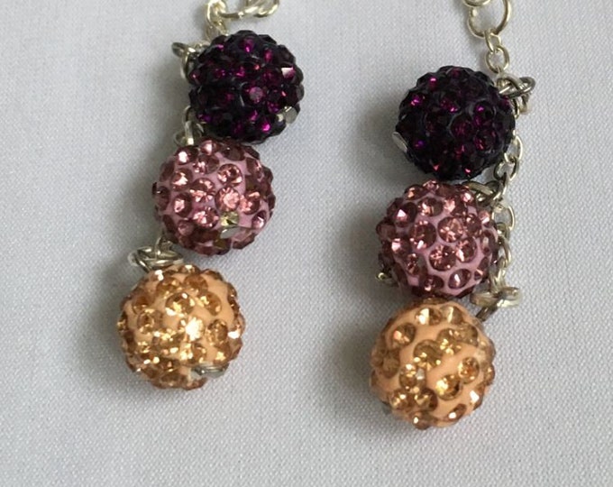 Silver Hoop Seed Bead Earrings