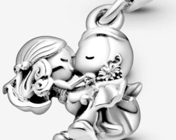 MARRIED COUPLE CHARM bead charm for women bracelet S925 Sterling Silver Gifts For Women / friend birthday  Gifts