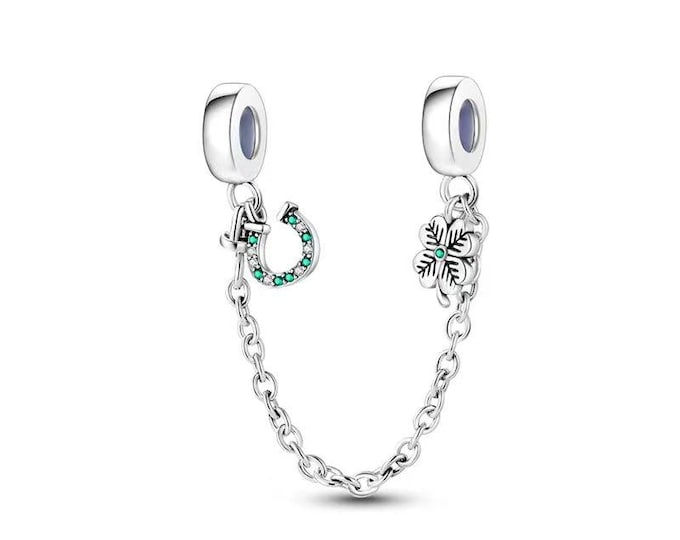 good luck flower chain  Charm Halloween Occasions bead for women bracelet S925 Sterling Silver For Women / friend birthday Gifts