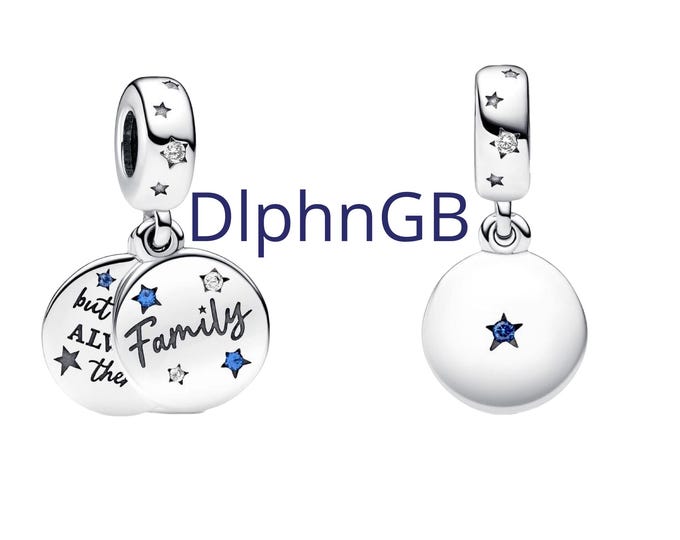 Family love dangle Charm Christmas Occasions bead for women bracelet S925 Sterling Silver Women jewelry, friend birthday Gifts