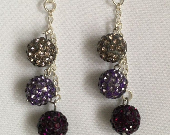 Silver Hoop Seed Bead Earrings