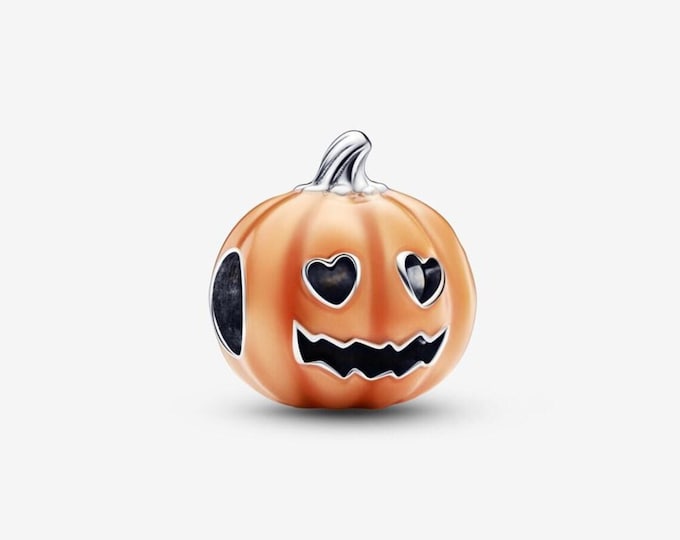Spooky Pumpkin Charm Halloween Occasions bead for women bracelet S925 Sterling Silver For Women / friend birthday Gifts