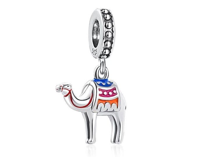 Camel bead dangle charm for women bracelet S925 Sterling Silver Gifts For Women / friend birthday gifts
