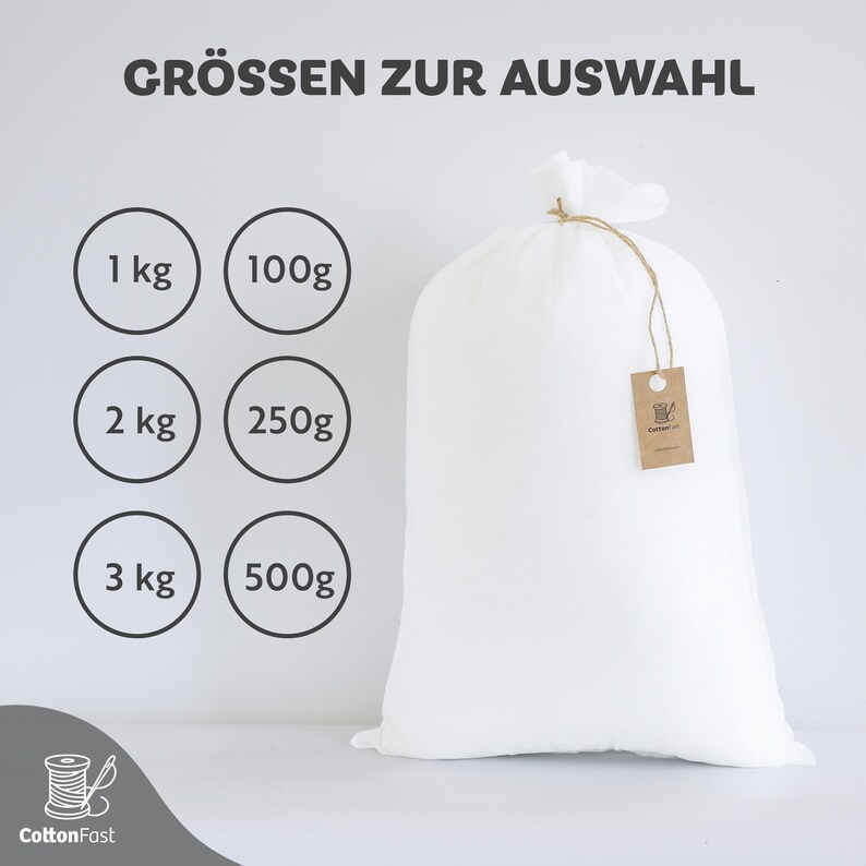 Antiallergische Füllung für Kissen Kuschel- Plüschtieretiere Spielzeug Decken und Tierbetten Elastisch und Atmungsaktiv Kunsthandwerk DIY Polyester Amigurumi Oeko-Tex Weihnachtsschmuck Kunstschnee Weihnachtsdeko