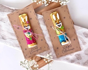 Plantilla de impresión de Pascua, idea de regalo de conejito de Pascua de chocolate, idea de nido de Pascua, idea de regalo de Pascua, idea de empaque de chocolate de Pascua, PDF