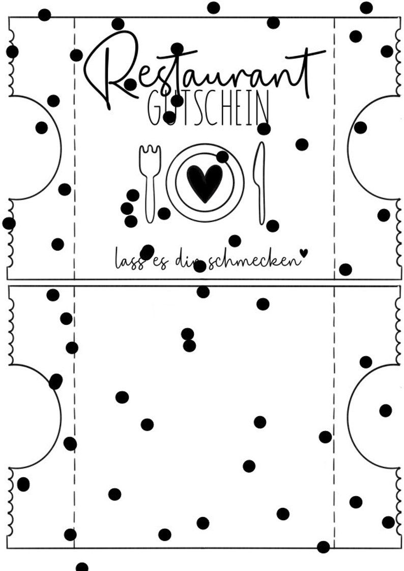Geschenkgutschein Wisefood Als Druckfahige Pdf Weiss Doodle main image 1