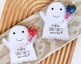 Imprimible de Halloween, golosinas de Halloween, truco o trato, atención de Halloween, golosinas de Halloween para niños, PDF