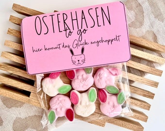 Druckvorlage Osterhasen, Vorlage zum Drucken Ostern, Ostergeschenk, Ostermitbringsel, Geschenkidee für Ostern, Bastelvorlage Ostern