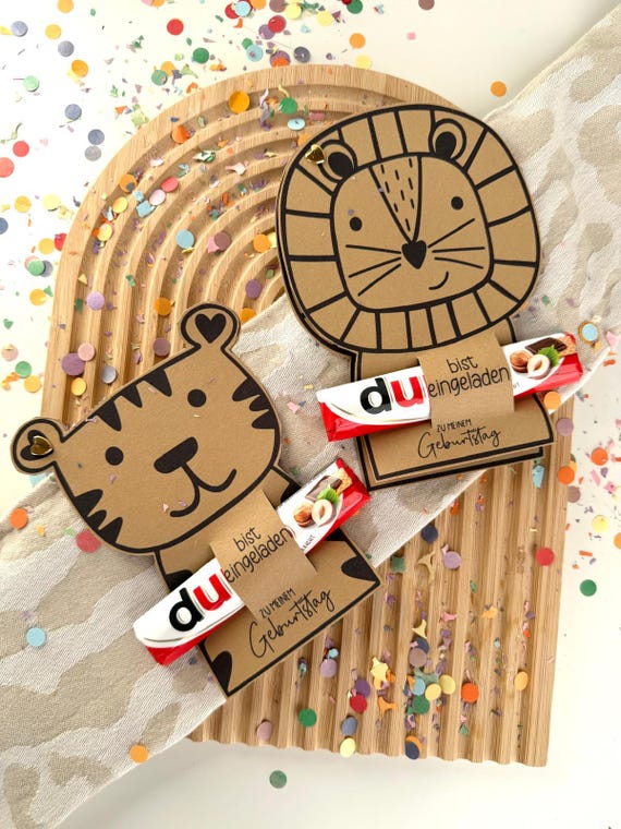 Druckvorlage Geburtstagseinladung, Einladung zum Geburtstag, Kindergeburtstagseinladung, Tiereinladungskarten, Kindergeburtstag PDF  drucken