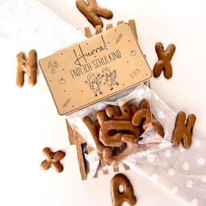 Print template school enrollment letters, little something for school enrollment, little something school cone, template for printing school enrollment, gift idea, PDF