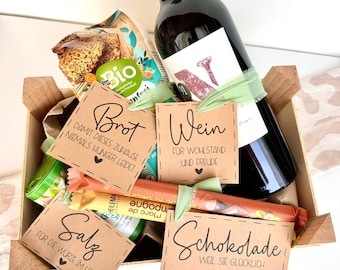Druckvorlage Einzug, Vorlage zum Drucken Etiketten Einzug, Einzugsgeschenk, Geschenk zum Einzug, Bastelvorlage Geschenkidee Einzug, PDF