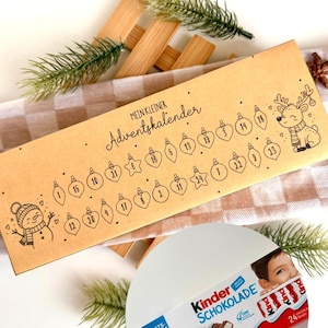 Mall för utskrivbar adventskalender. Skapa din egen adventskalender, mall för gör-det-själv-adventskalenderpyssel, enkel adventskalender, gör-det-själv-adventskalender
