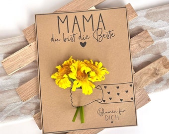 Print template Mother's Day card, template for printing Mother's Day, Mother's Day card, card flowers for you Mother's Day, gift idea Mother's Day, PDF