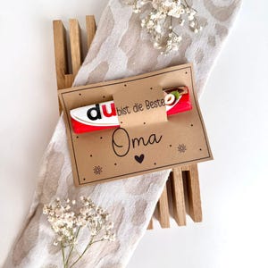 Druckvorlage Geschenkdiee Oma für Muttertag, Muttertagsgeschenk Oma, Geschenkidee zum Muttertag für die Oma, Kartenidee Oma Muttertag