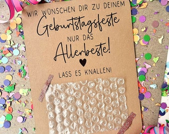 Birthday card print template, birthday card to print, funny birthday card, German saying, birthday greetings, PDF